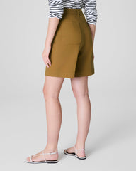 SPANXsupersmooth™ Stretch Twill Short, 9" Flax