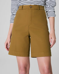 SPANXsupersmooth™ Stretch Twill Short, 9" Flax