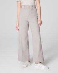 SPANXsupersmooth™ Stretch Twill Cropped Wide Leg Pant Bone