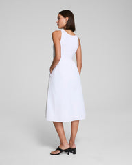 SPANXsmooth™ Jersey Scoop Neck Tank Midi Dress Classic White