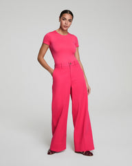 SPANXsmooth™ Jersey Crewneck Thong Bodysuit Tulip