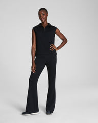 SPANX AirEssentials® Pique Sleeveless Half Zip Very Black