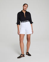 SPANXsupersmooth™ Stretch Twill Short, 7" Classic White