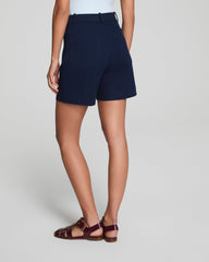 SPANXsupersmooth™ Stretch Twill Short, 7" Timeless Navy