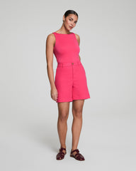 SPANXsupersmooth™ Stretch Twill Short, 7" Tulip