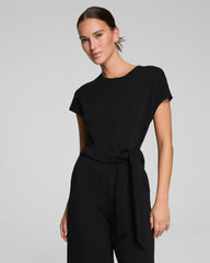 SPANX® AirEssentials Tie Waist Jumpsuit Very Black