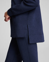 SPANX AirEssentials® Brushed Half Zip Tunic Timeless Navy Heather