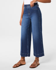 SPANXshape™ Original EveryWear Cropped Wide Leg Jeans Authentic Blue