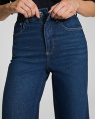 SPANXshape™ Authentic 360 Wide Leg Jeans Adriatic Blue