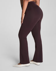 SPANXshape™ Scuba Micro Flare Legging Truffle Brown