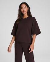 SPANX AirEssentials® Relaxed Tee Truffle Brown