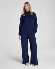 SPANX AirEssentials® Zero Waistband Wide Leg Pant Timeless Navy