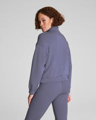SPANX AirEssentials® Brushed Full Zip Jacket Pewter