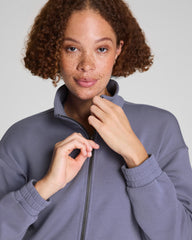 SPANX AirEssentials® Brushed Full Zip Jacket Pewter