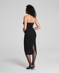 SPANXshape™ Ponte Strapless Midi Dress Classic Black