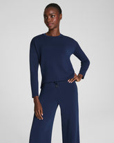 SPANX AirEssentials® Relaxed Long Sleeve Top Timeless Navy