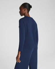 SPANX AirEssentials® Relaxed Long Sleeve Top Timeless Navy