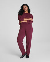 SPANX AirEssentials® Slim Straight Pant Plum Berry