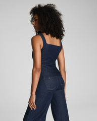 SPANX® Denim Tailored Vest Raw Indigo