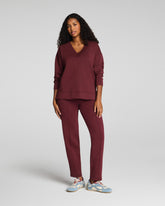 SPANX AirEssentials® Brushed Slim Straight Pant Cassis Heather