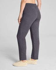SPANX AirEssentials® Brushed Slim Straight Pant Heather Storm