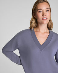 SPANX AirEssentials® Brushed V-Neck Tunic Pewter