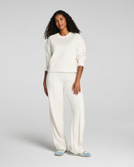 SPANX AirEssentials® Luxe Crewneck Long Sleeve Top Ivory