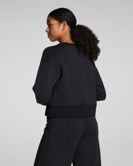 SPANX AirEssentials® Luxe Crewneck Long Sleeve Top Very Black