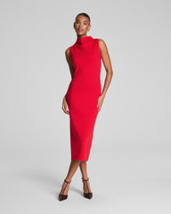 SPANX® Ponte Sleeveless Midi Dress SPANX® Red