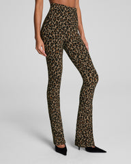 SPANXsupersmooth™ PerfectFit Ponte Micro Flare Pant Light Leopard Print