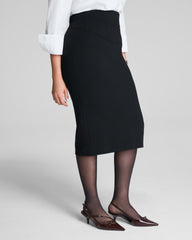 SPANXsupersmooth™ PerfectFit Ponte Ultra High-Rise Midi Skirt Classic Black