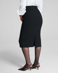 SPANXsupersmooth™ PerfectFit Ponte Ultra High-Rise Midi Skirt Classic Black