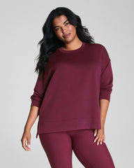 SPANX AirEssentials® Crewneck Tunic Plum Berry