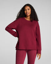 SPANX AirEssentials® Crewneck Tunic Red Merlot