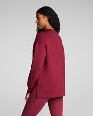 SPANX AirEssentials® Crewneck Tunic Red Merlot
