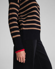 La Ligne Marin Sweater Black/Camel