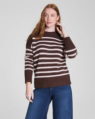 La Ligne Marin Sweater Chocolate/Blush