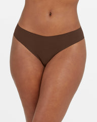 SPANXsmooth™ Fit-To-You Thong 3-Pack Box Chestnut Brown
