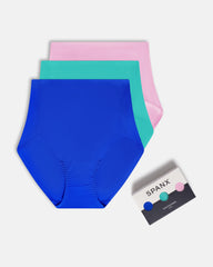 SPANXsmooth™ Fit-To-You Brief 3-Pack Box Delphinium/Juniper/Petunia