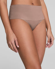SPANXsupersmooth™ Undie-tectable® Supima® Cotton Thong Cafe Au Lait