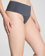 SPANXsupersmooth™ Undie-tectable® Supima® Cotton Thong Earth Stone