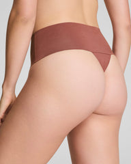 SPANXsupersmooth™ Undie-tectable® Supima® Cotton Thong Rose Smoke