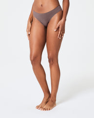 SPANXsmooth™ Fit-To-You Modal Thong 3-Pack Box Smoke