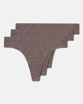 SPANXsmooth™ Fit-To-You Modal Thong 3-Pack Box Smoke