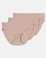 SPANXsmooth™ Fit-To-You Modal Bikini 3-Pack Box Champagne Beige