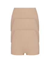SPANXsmooth™ Fit-To-You Boyshort 3-Pack Box Toasted Oatmeal