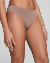 SPANXsmooth™ Fit-To-You Supima® Cotton Thong 3-Pack Cafe Au Lait