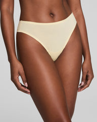 SPANXsmooth™ Fit-To-You Supima® Cotton Thong 3-Pack Pink Blossom/Daffodil/Petunia