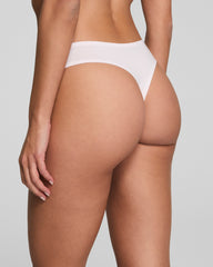 SPANXsmooth™ Fit-To-You Supima® Cotton Thong 3-Pack Pink Blossom/Daffodil/Petunia