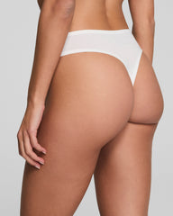 SPANXsmooth™ Fit-To-You Supima® Cotton Thong 3-Pack Powder/Toasted Oatmeal/Very Black